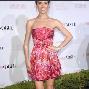 Bcbgmaxazria Strapless Begonia Combo Bubble Dress Size 12 BNWT